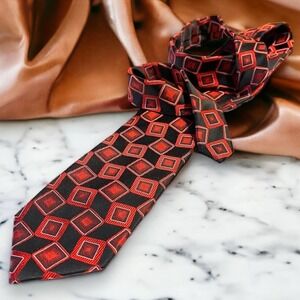 Sun River Clothing Co. Tie Men’s Modern Cubist 100% Silk